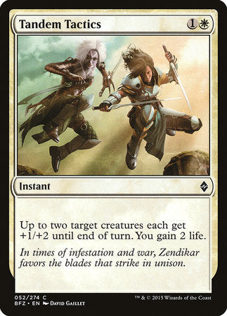 Tandem Tactics [Battle for Zendikar] | Black Swamp Games