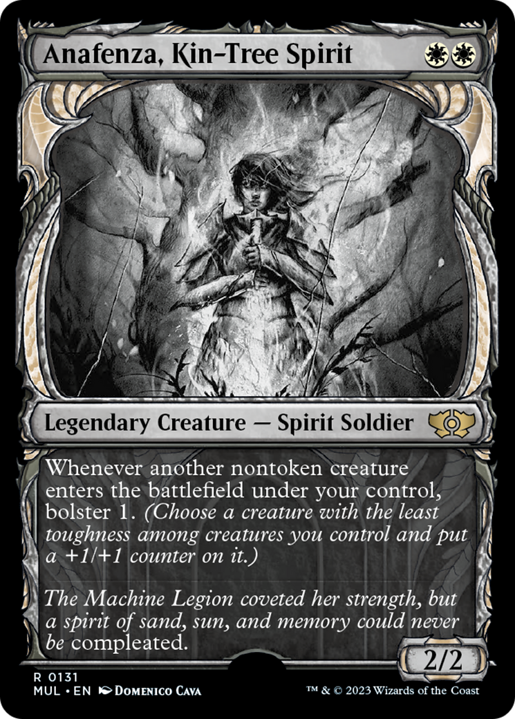 Anafenza, Kin-Tree Spirit (Halo Foil) [Multiverse Legends] | Black Swamp Games