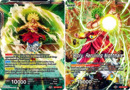 Broly // Broly, Recurring Nightmare [BT7-002] | Black Swamp Games