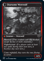 Fearful Villager // Fearsome Werewolf [Innistrad: Double Feature] | Black Swamp Games