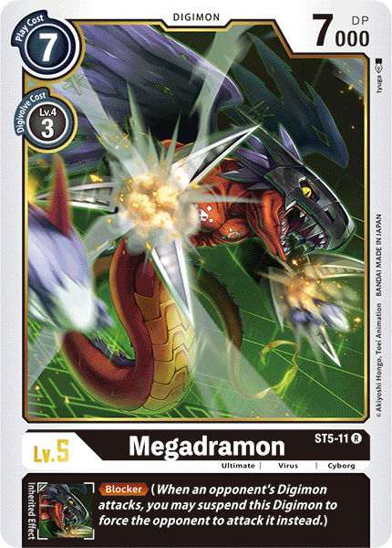 Megadramon [ST5-11] [Starter Deck: Machine Black] | Black Swamp Games