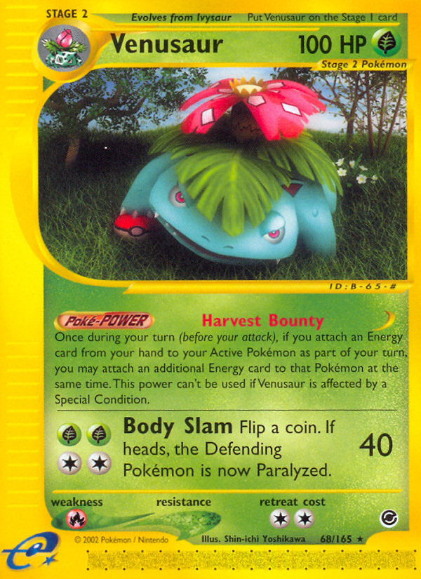 Venusaur (68/165) [Expedition: Base Set] | Black Swamp Games