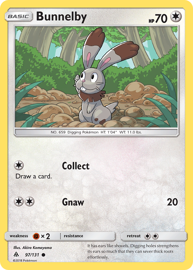 Bunnelby (97/131) [Sun & Moon: Forbidden Light] | Black Swamp Games