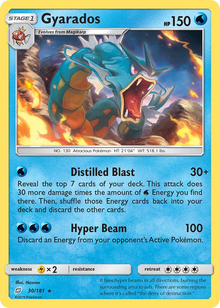 Gyarados (30/181) [Sun & Moon: Team Up] | Black Swamp Games