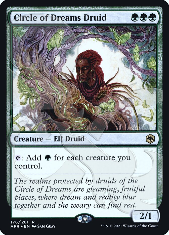 Circle of Dreams Druid (Ampersand Promo) [Dungeons & Dragons: Adventures in the Forgotten Realms Promos] | Black Swamp Games