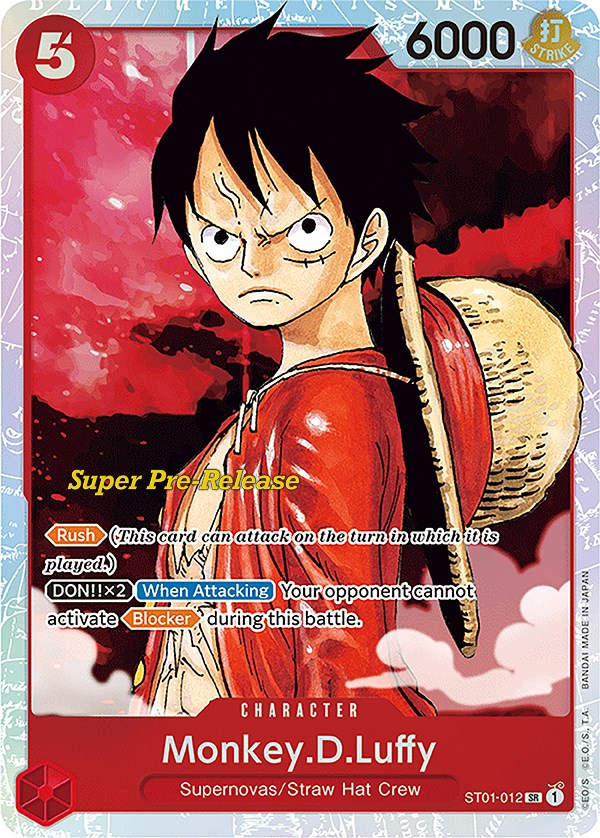 Monkey.D.Luffy (012) [Super Pre-Release Starter Deck: Straw Hat Crew] | Black Swamp Games