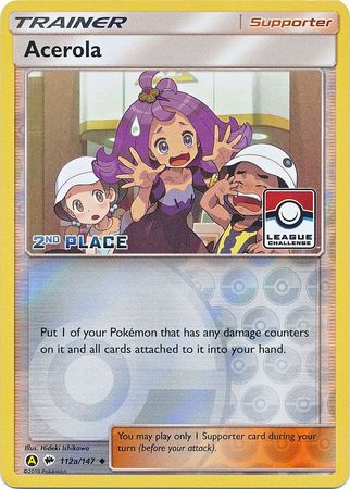 Acerola (112a/147) (League Promo 2nd Place) [Sun & Moon: Burning Shadows] | Black Swamp Games