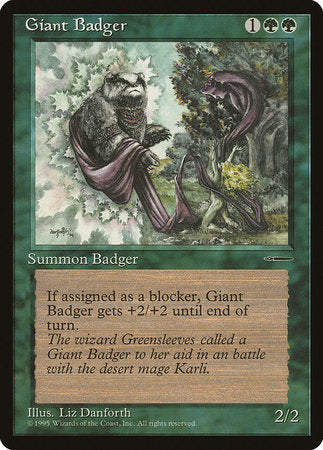 Giant Badger [HarperPrism Book Promos] | Black Swamp Games