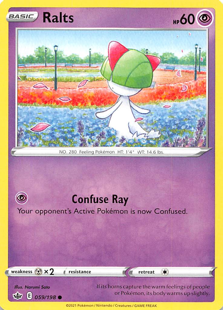 Ralts (059/198) [Sword & Shield: Chilling Reign] | Black Swamp Games