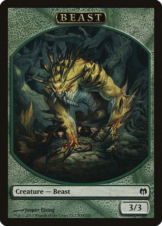 Beast Token [Duel Decks: Heroes vs. Monsters Tokens] | Black Swamp Games