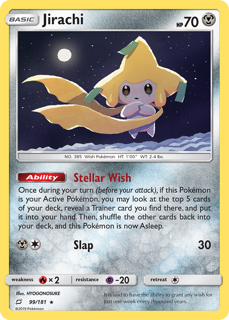 Jirachi (99/181) [Sun & Moon: Team Up] | Black Swamp Games