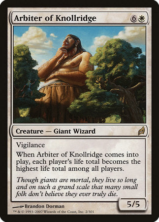 Arbiter of Knollridge [Lorwyn] | Black Swamp Games