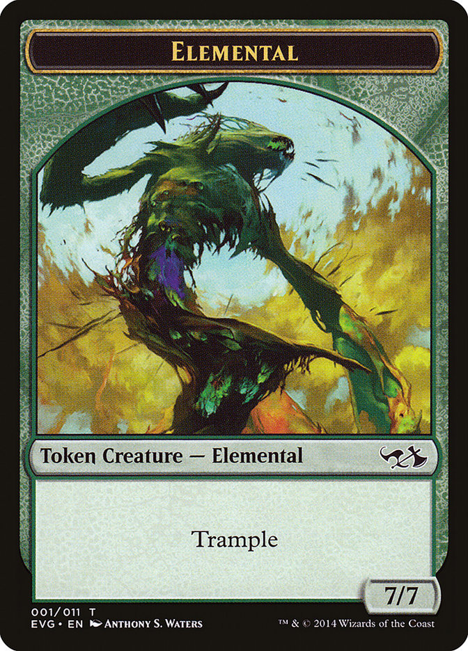 Elemental Token (Elves vs. Goblins) [Duel Decks Anthology Tokens] | Black Swamp Games