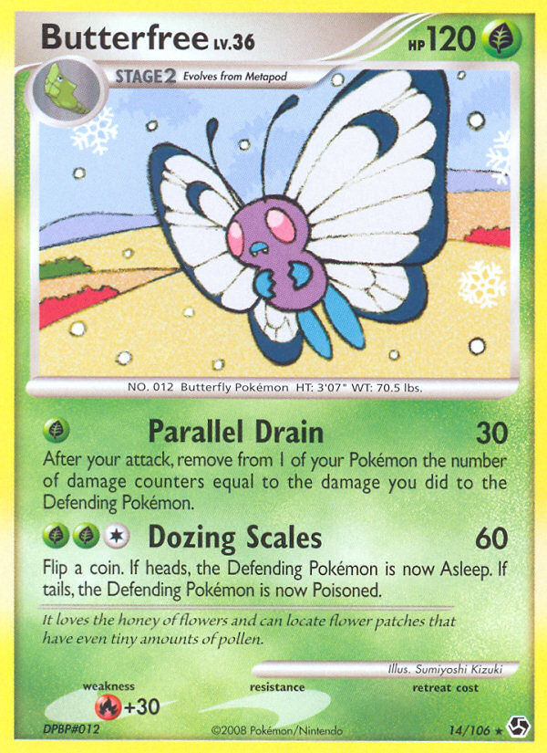 Butterfree (14/106) [Diamond & Pearl: Great Encounters] | Black Swamp Games