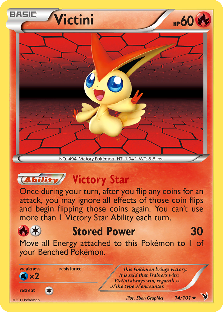 Victini (14/101) [Black & White: Noble Victories] | Black Swamp Games