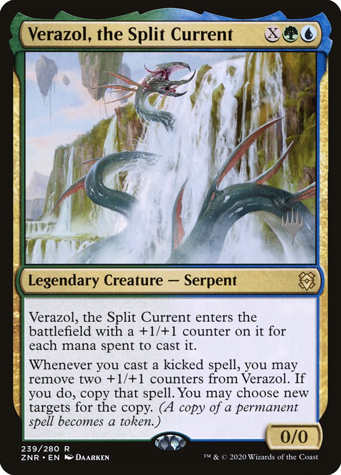 Verazol, the Split Current (Promo Pack) [Zendikar Rising Promos] | Black Swamp Games