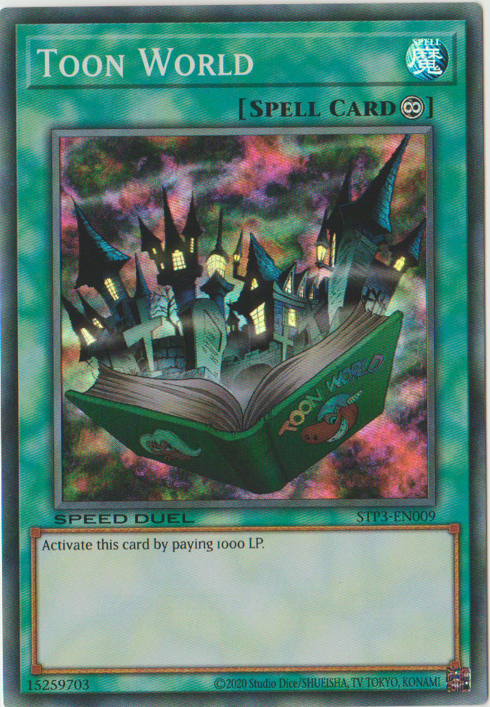 Toon World [STP3-EN009] Super Rare | Black Swamp Games