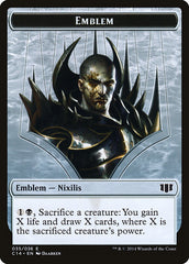 Ob Nixilis of the Black Oath Emblem // Zombie (016/036) Double-sided Token [Commander 2014 Tokens] | Black Swamp Games