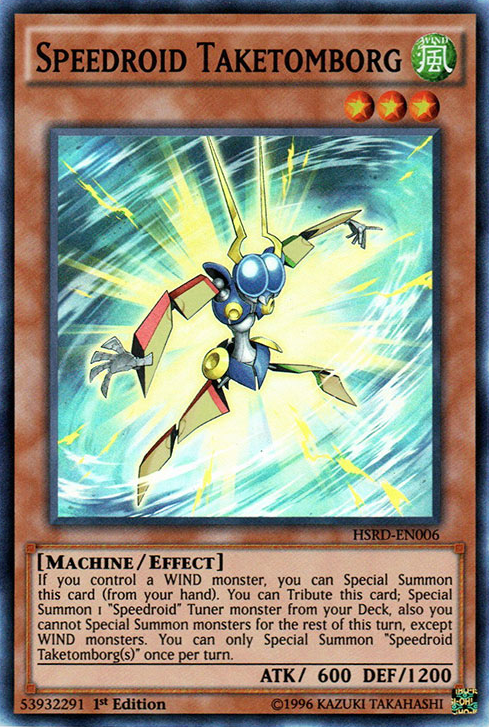 Speedroid Taketomborg [HSRD-EN006] Super Rare | Black Swamp Games