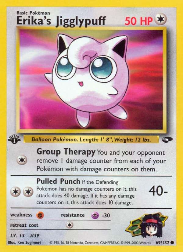 Erika's Jigglypuff (69/132) [Gym Challenge 1st Edition] | Black Swamp Games