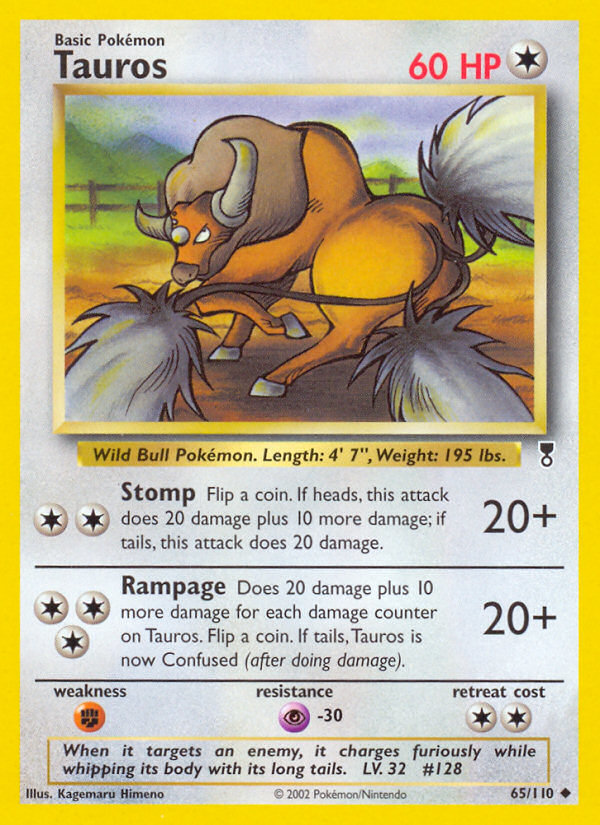 Tauros (65/110) [Legendary Collection] | Black Swamp Games