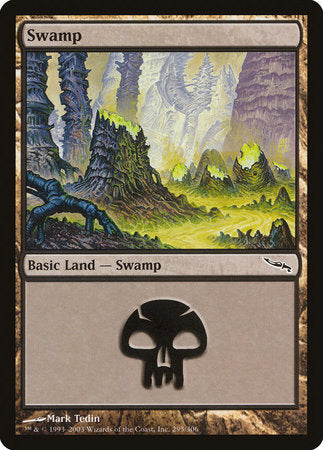 Swamp (295) [Mirrodin] | Black Swamp Games