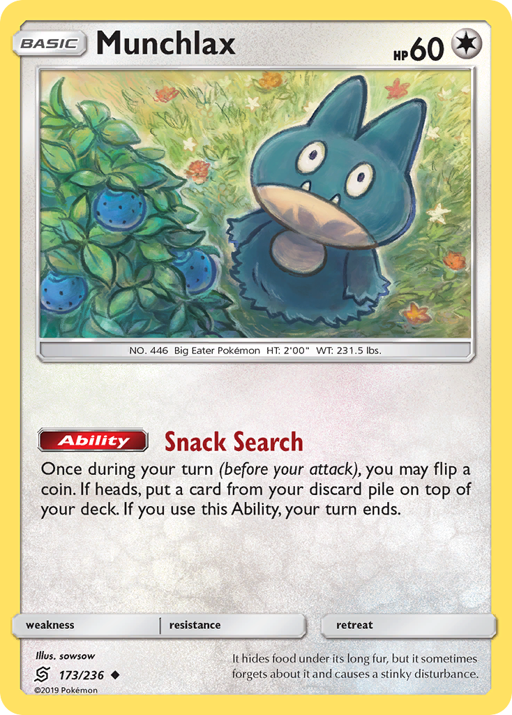 Munchlax (173/236) [Sun & Moon: Unified Minds] | Black Swamp Games