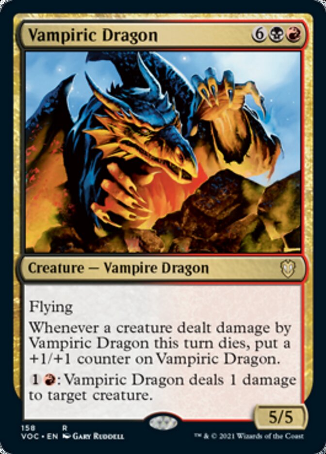 Vampiric Dragon [Innistrad: Crimson Vow Commander] | Black Swamp Games