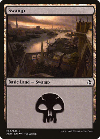 Swamp (263) [Amonkhet] | Black Swamp Games