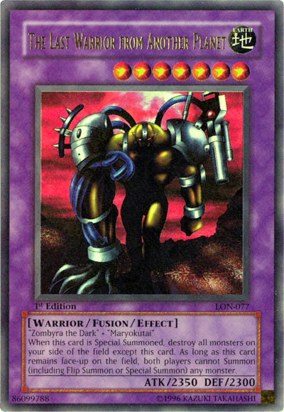 The Last Warrior from Another Planet [LON-077] Ultra Rare | Black Swamp Games