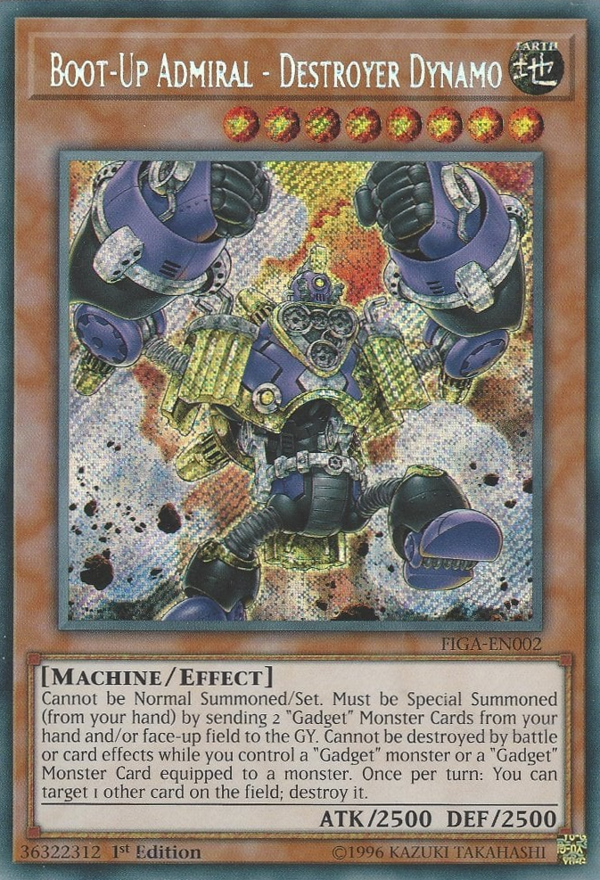 Boot-Up Admiral - Destroyer Dynamo [FIGA-EN002] Secret Rare | Black Swamp Games