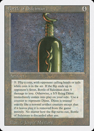 Bottle of Suleiman [Revised Edition] | Black Swamp Games