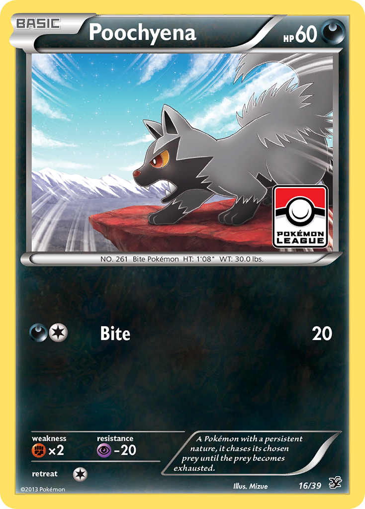 Poochyena (16/39) [XY: Kalos Starter Set] | Black Swamp Games