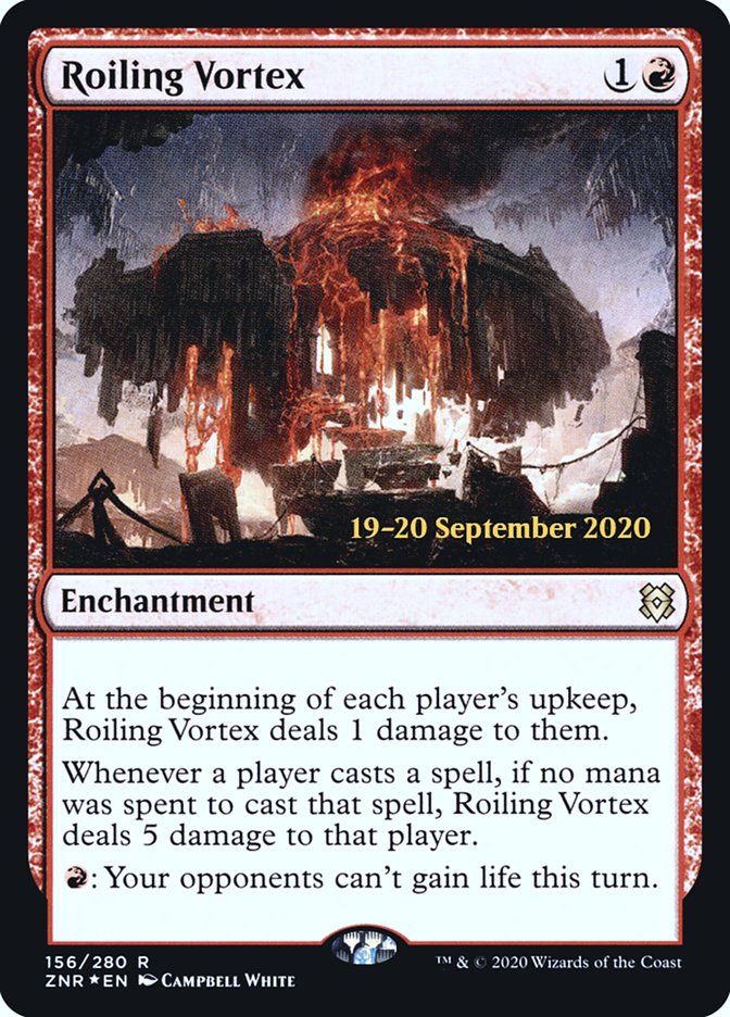 Roiling Vortex  [Zendikar Rising Prerelease Promos] | Black Swamp Games