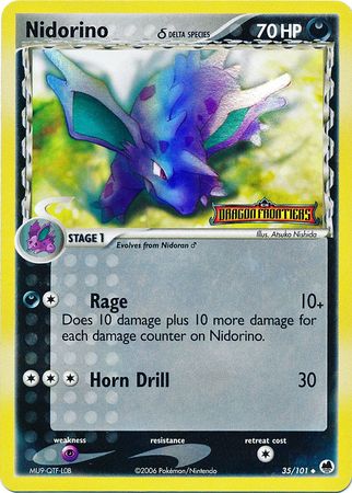 Nidorino (35/101) (Delta Species) (Stamped) [EX: Dragon Frontiers] | Black Swamp Games