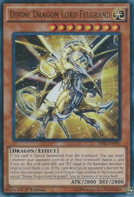 Divine Dragon Lord Felgrand [SR02-EN001] Ultra Rare | Black Swamp Games