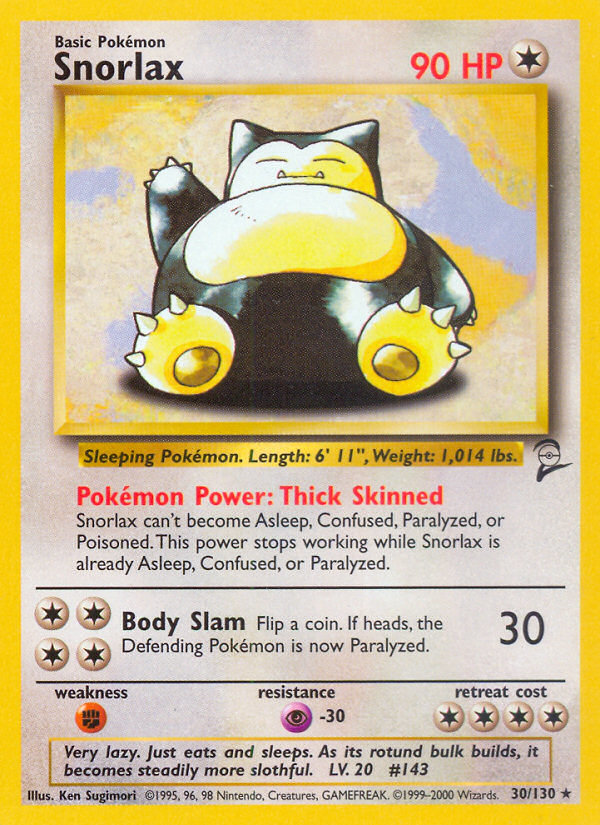 Snorlax (30/130) [Base Set 2] | Black Swamp Games