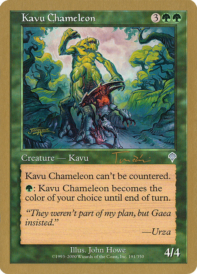 Kavu Chameleon (Jan Tomcani) [World Championship Decks 2001] | Black Swamp Games