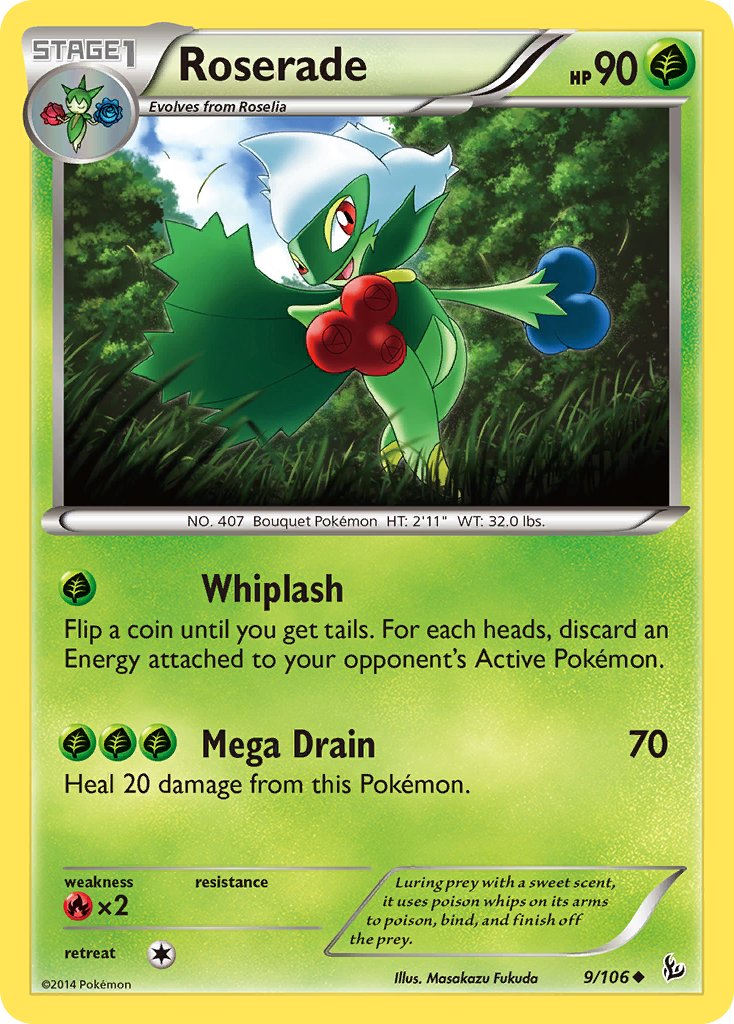 Roserade (9/106) [XY: Flashfire] | Black Swamp Games