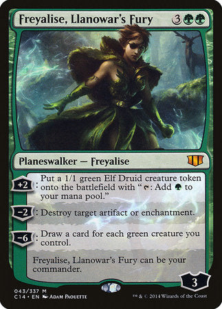 Freyalise, Llanowar's Fury [Commander 2014] | Black Swamp Games