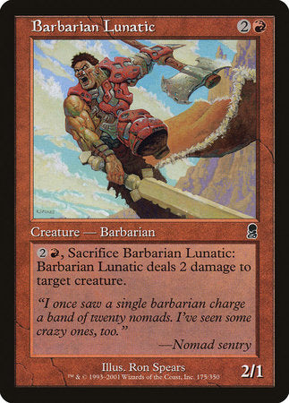 Barbarian Lunatic [Odyssey] | Black Swamp Games