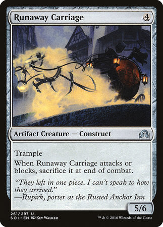 Runaway Carriage [Shadows over Innistrad] | Black Swamp Games