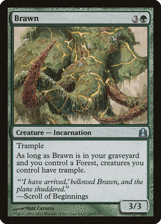 Brawn [Commander 2011] | Black Swamp Games