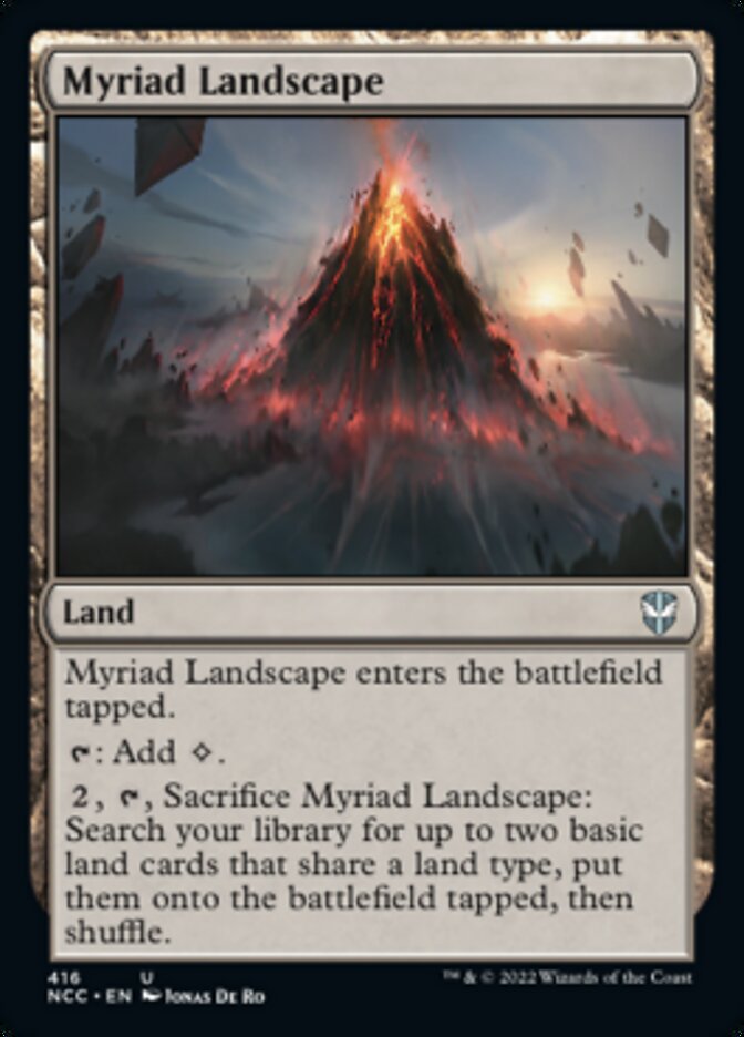 Myriad Landscape [Streets of New Capenna Commander] | Black Swamp Games