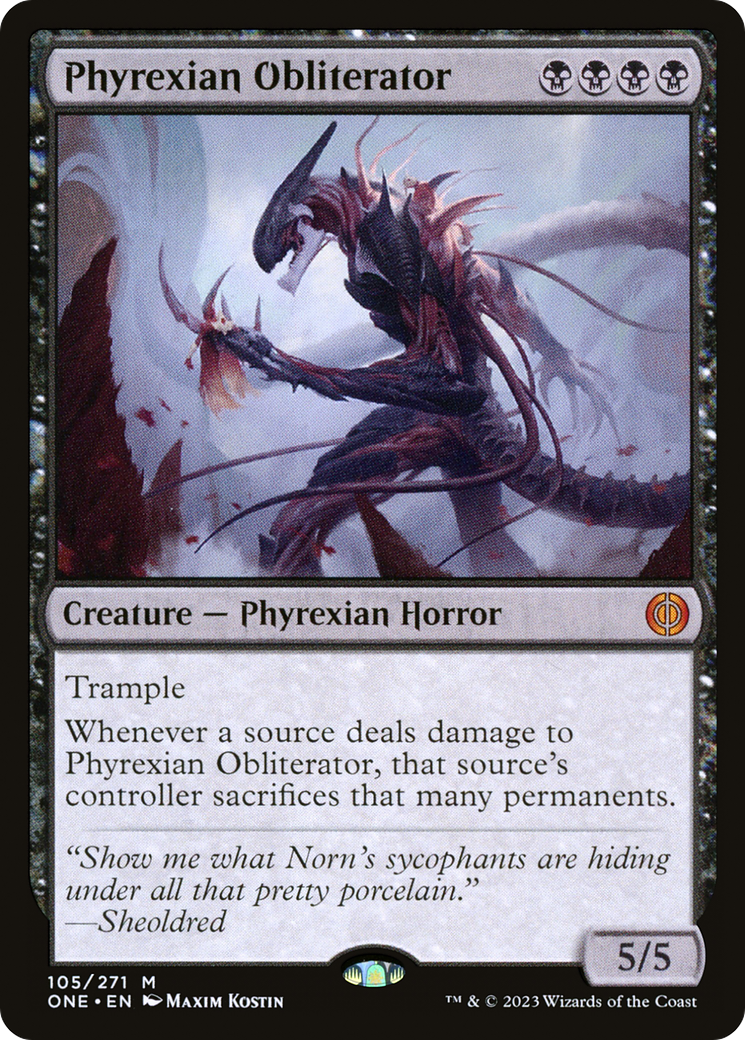 Phyrexian Obliterator [Phyrexia: All Will Be One] | Black Swamp Games