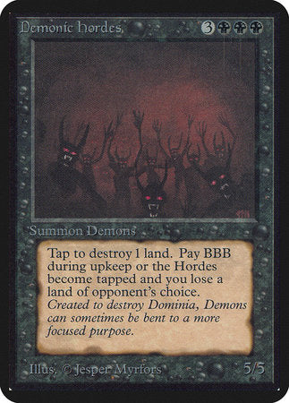 Demonic Hordes [Limited Edition Alpha] | Black Swamp Games