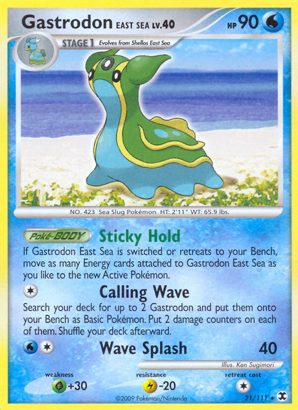 Gastrodon East Sea (21/111) [Platinum: Rising Rivals] | Black Swamp Games