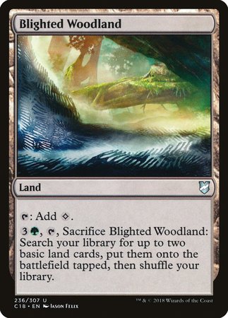 Blighted Woodland [Commander 2018] | Black Swamp Games