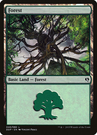 Forest (40) [Duel Decks: Zendikar vs. Eldrazi] | Black Swamp Games