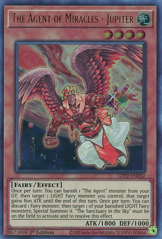 The Agent of Miracles - Jupiter [GFP2-EN052] Ultra Rare | Black Swamp Games